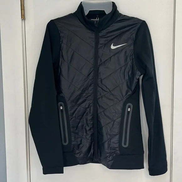Nike Jackets Coats Nike Golf Stay Warm Full Zip Black Jacket